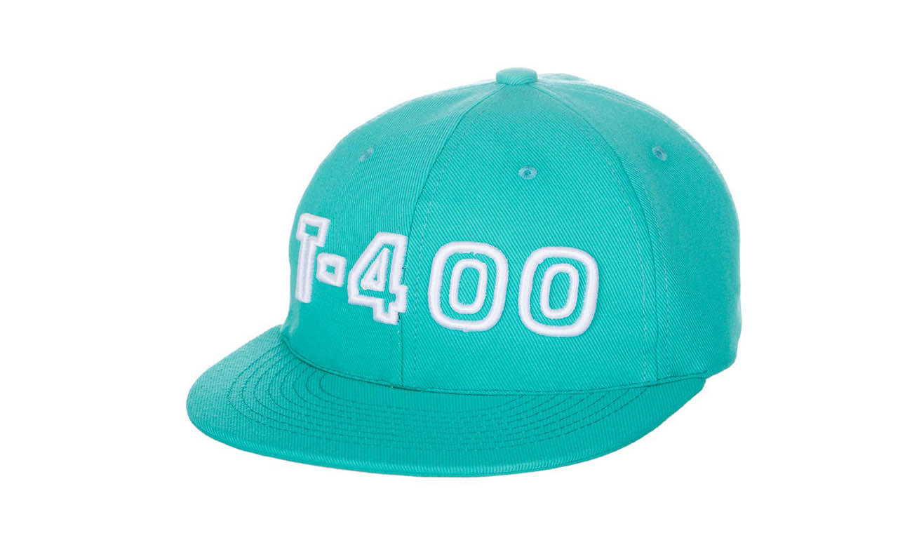 Hip-Hop Caps T-400 Mint Vorne Rechts