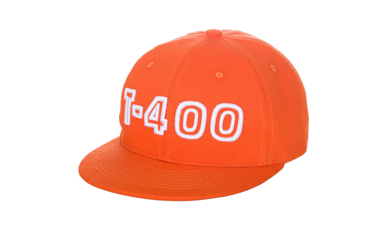 Hip-Hop Caps T-400 Orange Vorne Rechts