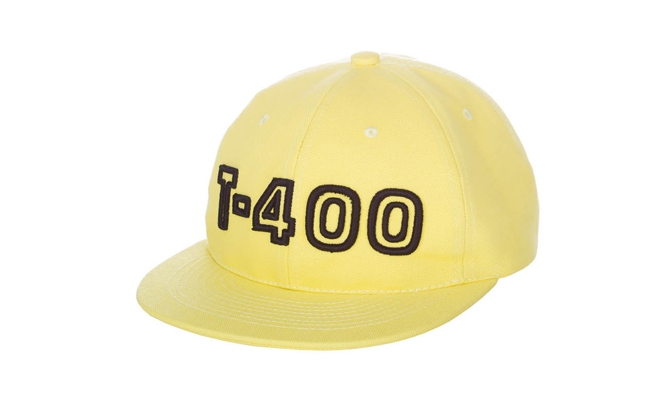 Hip-Hop Caps T-400 Pastellgelb Vorne Rechts