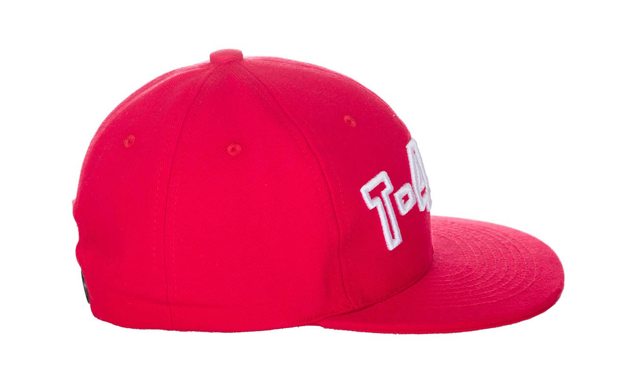 Hip-Hop Caps T-400 Rot Seitlich Links