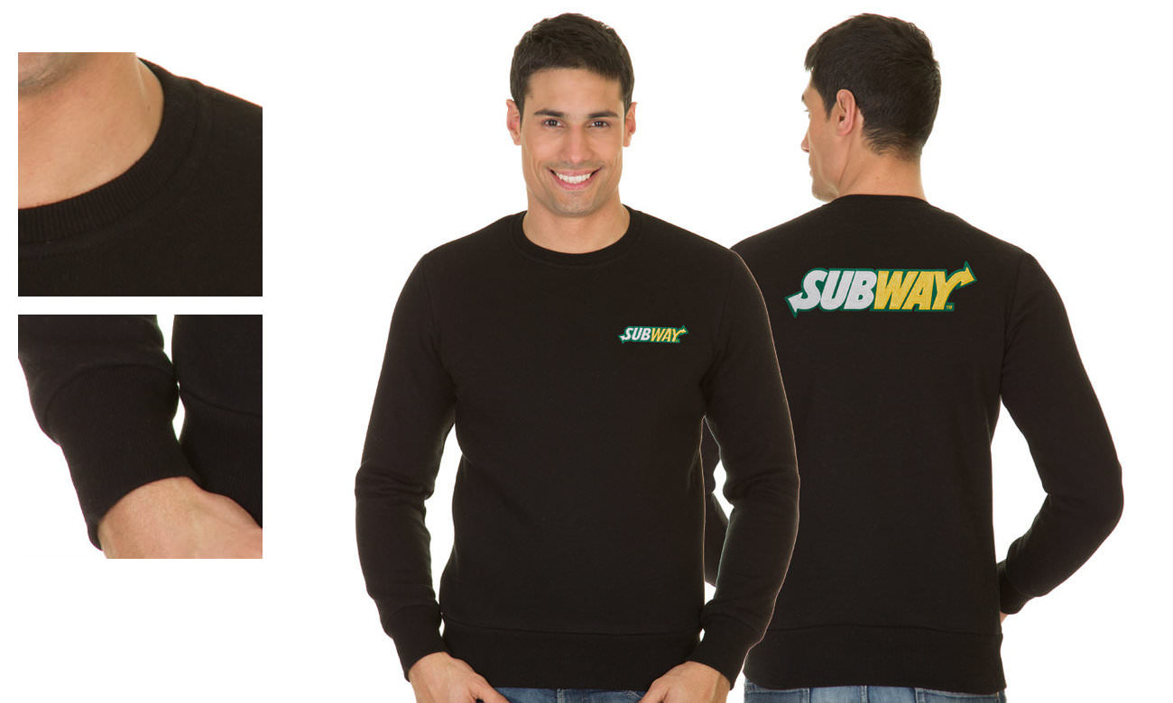 Sweat-Shirts ST-330 Schwarz Herren