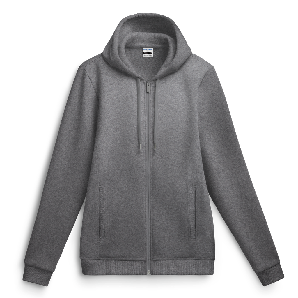 Kapuzen-Sweatjacke meliert # ST-365